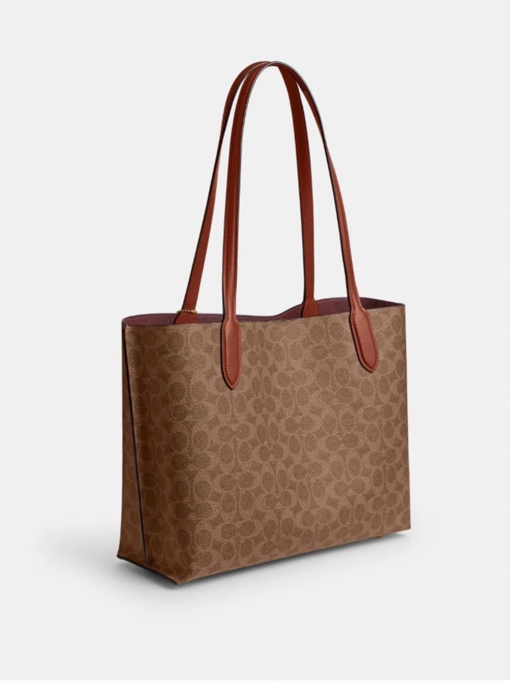 Coach Willow Tote In Signature Canvas with matching wallet. EUC - Picture 10 of 13